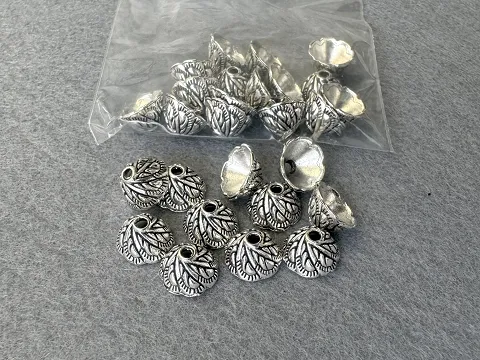 Шапочка металлическая для бусин