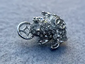 Бусина-Протяжка Жаба з монетою