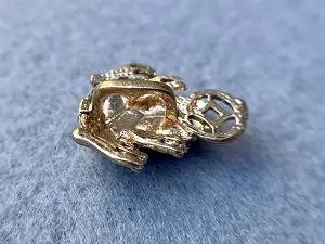 Бусина-Протяжка Жаба с монетой