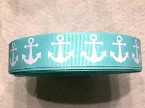 Стрічка репсова-2.5см-якоря