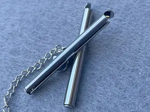 Застібка із затискачем для біжутерії