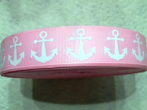 Стрічка репсова-2.5см-якоря