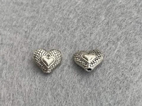 Бусины Сердце - 10шт