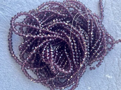 Хрусталь Сфера (Рондель) - 3мм