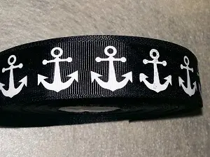 Стрічка репсова-2.5см-якоря