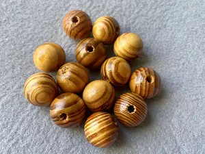 Намистини дерев'яні -20мм-1кг