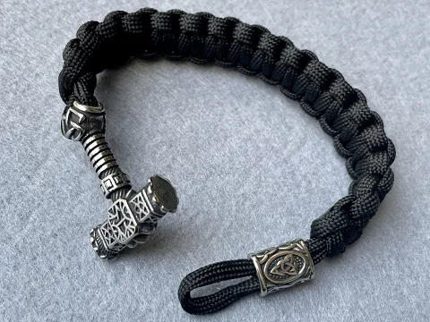 Браслет із паракорду "Молот Тора"