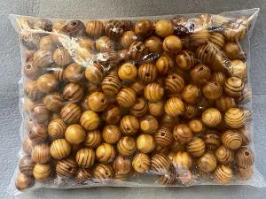 Намистини дерев'яні -24мм-1кг