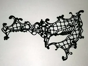 маска мереживна