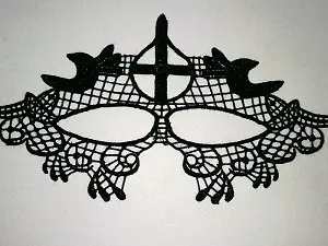 маска мереживна