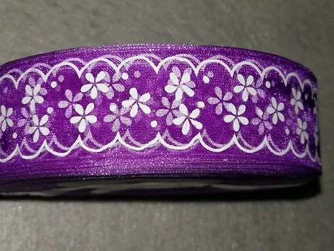 Лента органза"Цветок"-2.5см