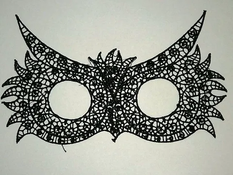 маска мереживна