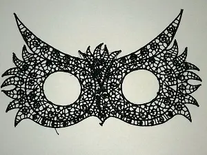 маска мереживна