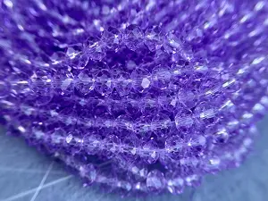 Кришталь Сфера (Рондель) - 6мм-10ниток