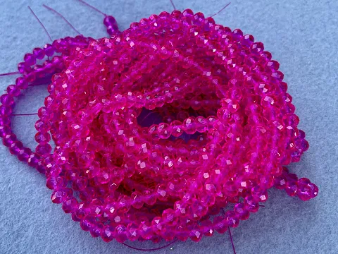 Кришталь Сфера (Рондель) - 6мм-10ниток