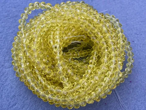 Кришталь Сфера (Рондель) - 6мм-10ниток