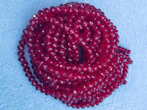 Кришталь Сфера (Рондель) - 6мм-10ниток