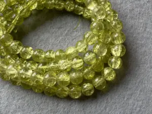 Перли керамічні -бите скло - 8 мм