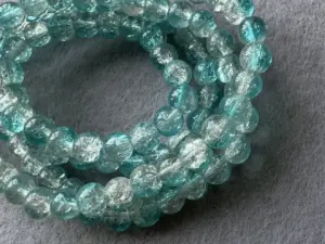 Перли керамічні -бите скло - 8 мм