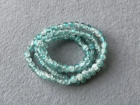 Перли керамічні -бите скло - 8 мм