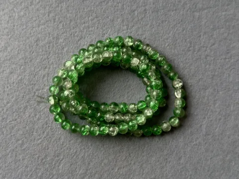 Перли керамічні -бите скло - 8 мм