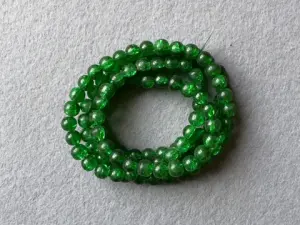 Перли керамічні -бите скло - 8 мм