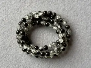 Перли керамічні -бите скло - 8 мм