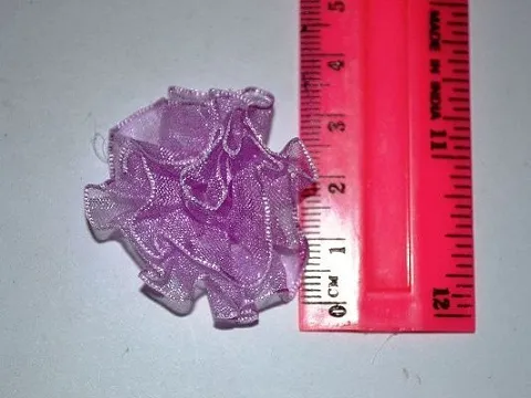 Квітка з органзи