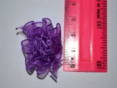 Квітка з органзи