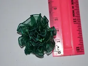 Квітка з органзи