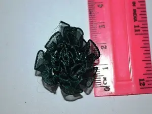 Квітка з органзи