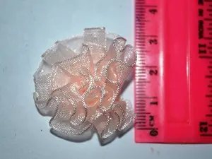 Квітка з органзи