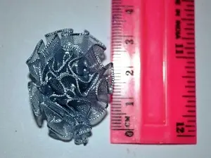 Квітка з органзи