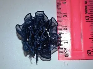 Квітка з органзи