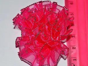 Квітка з органзи