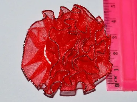 Квітка з органзи