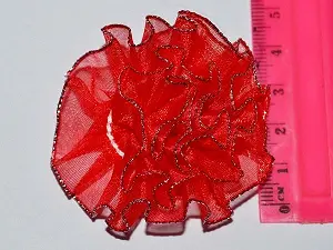 Квітка з органзи