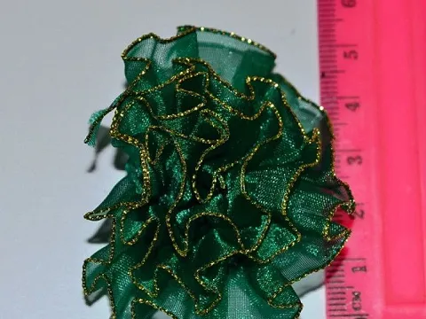 Цветок из органзы