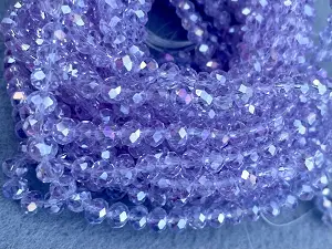 Кришталь Сфера (Рондель) - 6мм-10ниток