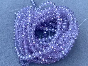 Кришталь Сфера (Рондель) - 6мм-10ниток