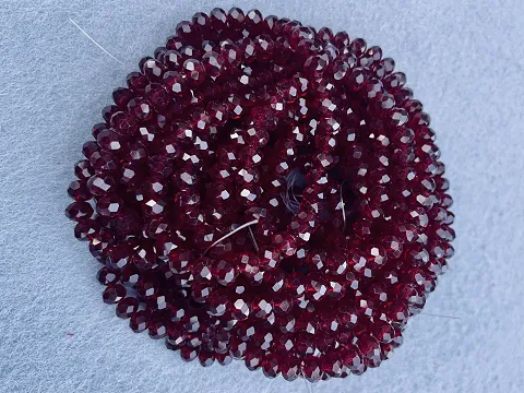 Кришталь Сфера (Рондель) - 6мм-10ниток