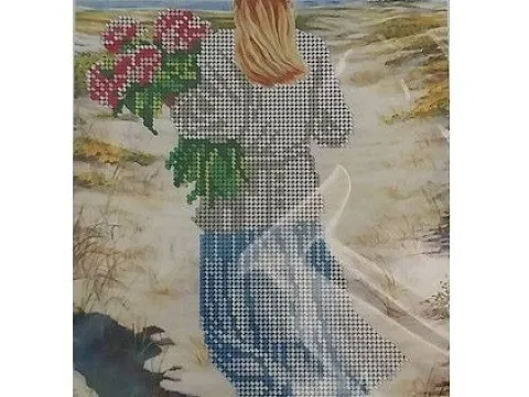 Девушка с цветами