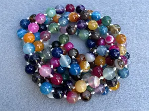 Агат кольоровий-8мм