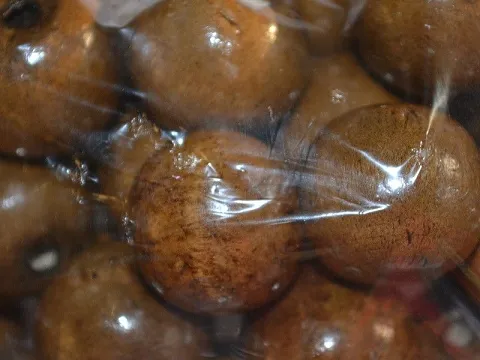 Бусы деревянные