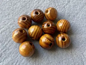 Намистини дерев'яні -18мм-0.5кг