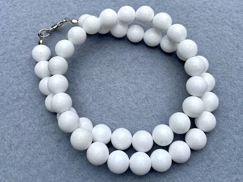 Агат-білий, пресований-10мм