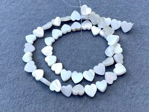 Перламутр Сердце - 7мм