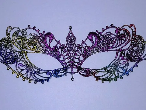 маска мереживна