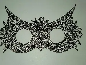 маска мереживна