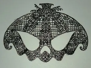 маска мереживна